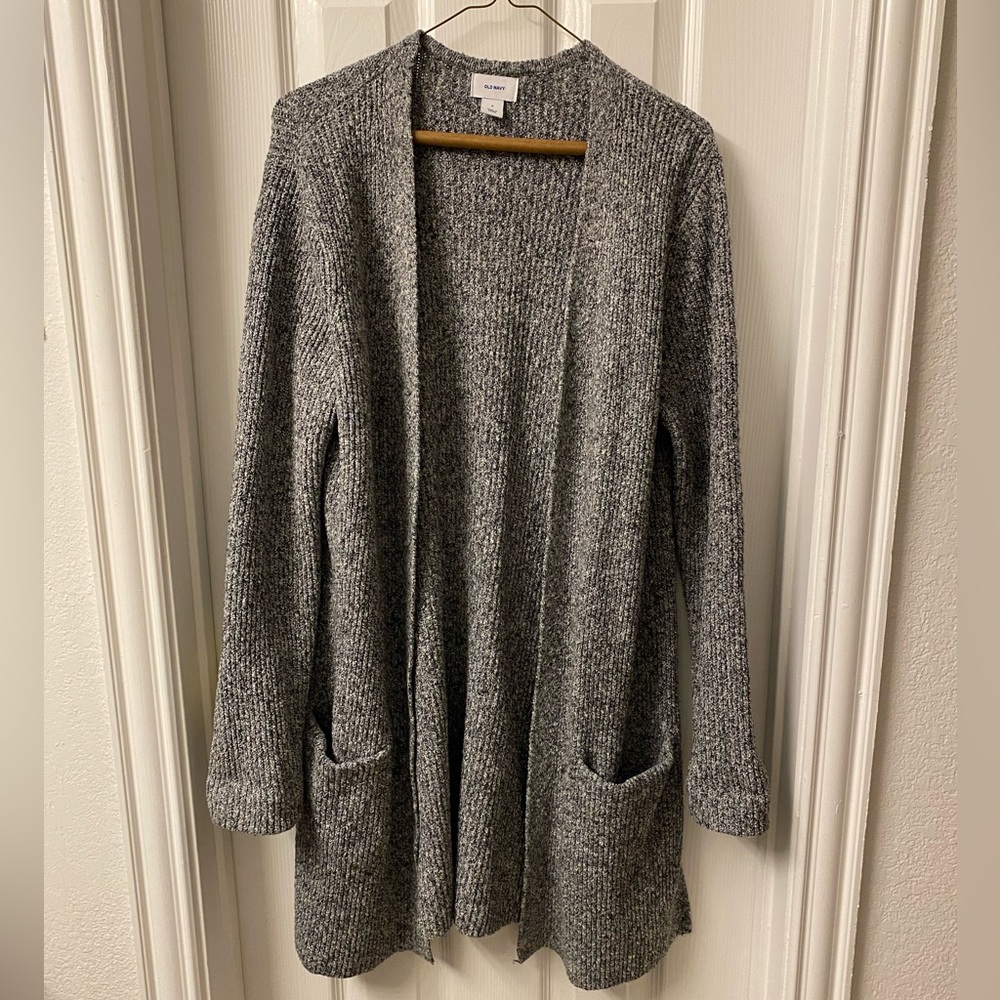 Over sized long cardigan.